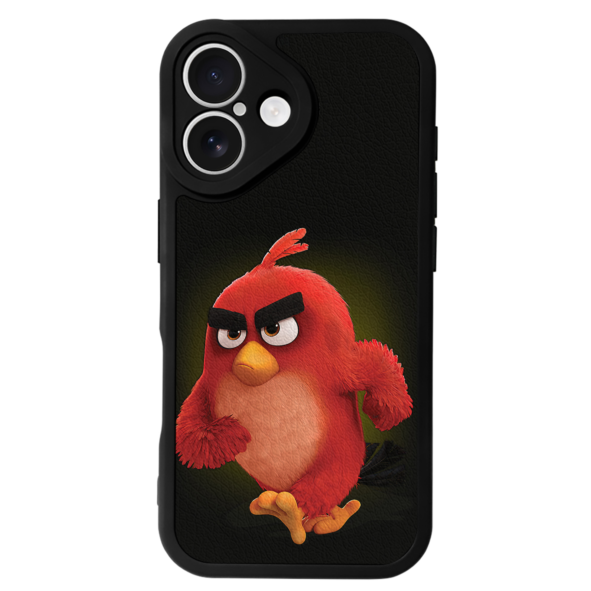 （画像用） Angry Birds アングリーバード 【iPhone 16シリーズ対応】シリコンスマホケース（レザー調） 材質：シリコン